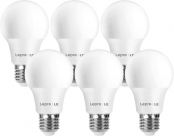 Lepro E27 LED Warmweiss Glühbirne, 8.5 Watt 806 Lumen LED Lampe E27, ersetzt 60W Halogenlampe, A60 Leuchtmittel, 2700 Kelvin Warmweiß, 160° Abstrahlwinkel Energiesparlampe, 6 Stück