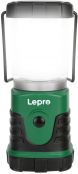Lepro LED Campinglampe, Mini Camping Laterne, 350LM, 4 Lichtmodi, 3 AA Batterie batteriebetriebene Suchscheinwerfer Camping Lampen mit Bügel & Haken, Batterie nicht enthalten