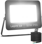 Lepro LED Strahler 50W, Außen, Superhell 4250LM Scheiwerfer, IP65 Wasserfest Fluter 5000K Kaltweiß Aussenstrahler, für Hinterhof, Auffahrt, Türen, Garage, Flur, Garten