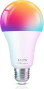 Lepro Al Smart Glühbirne B3, E27 WLAN/Bluetooth Smart Bulb 1521lm Dimmbar, Foto-zu-Licht, Personalisierter KI-Lichtdesigner, Sprachsteuerung/Musik Sync, Kompatibel mit Alexa/Google Assistant