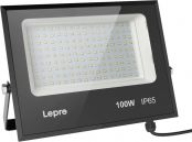Lepro LED Strahler Außen, 100W LED Fluter Superhell Außenstrahler 12000LM, IP65 Wasserdicht 6500K Scheinwerfer Flutlicht mit 2835 SMD LEDs, Außenlampe für Garten, Innenhöfe, Garage, Hotel, Sportplatz