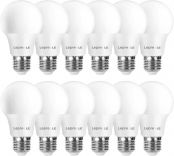 Lepro E27 LED Warmweiss Glühbirne, 8.5 Watt 806 Lumen LED Lampe E27, ersetzt 60W Halogenlampe, A60 Leuchtmittel, 2700 Kelvin Warmweiß, 160° Abstrahlwinkel Energiesparlampe, 12 Stück