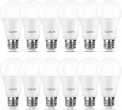 Lepro 13.5W E27 LED Warmweiss, ersetzt 100W Halogenlampe, 1521 Lumen Glühbirne E27, 2700K Warmweiß A60 LED Birne, 200° Energiesparlampe, Nicht Dimmbar, 12 Stück [Energieklasse E]
